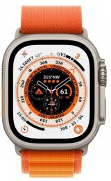 Apple Watch Ultra 49mm Cellular Titanium Orange Alpine Loop (Medium)